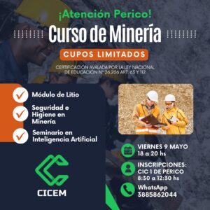 Curso Intensivo de Minería en Perico