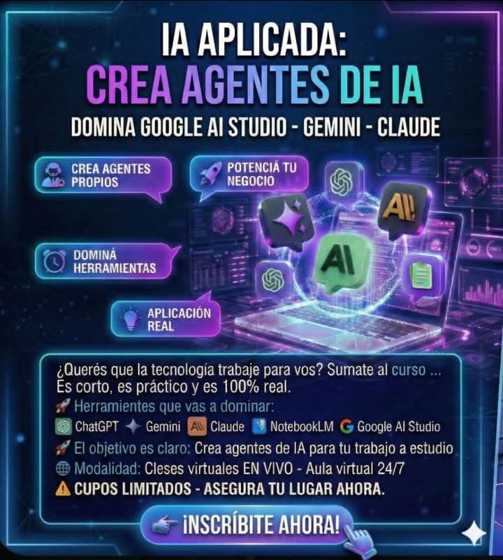 IA Aplicada: Creación de Agentes de IA